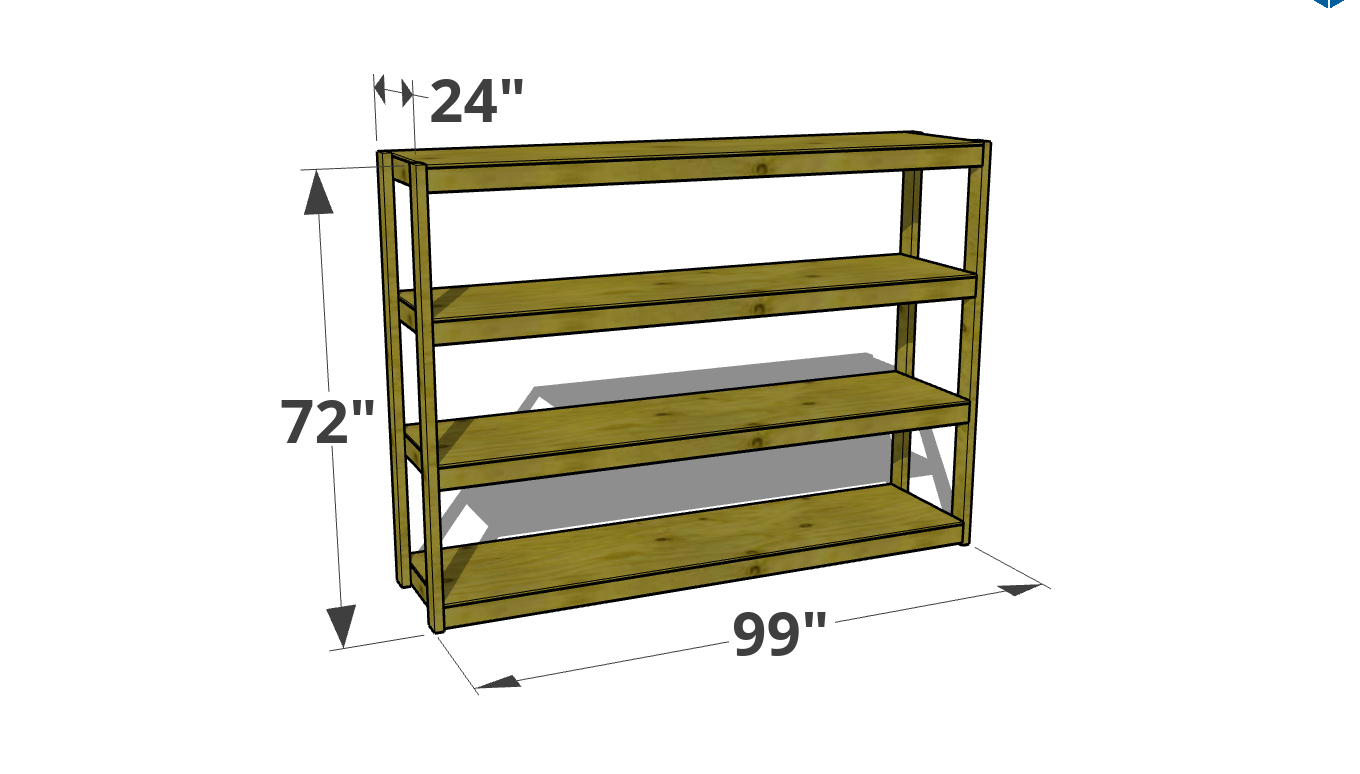 DIY Garage Shelves - Digital Download