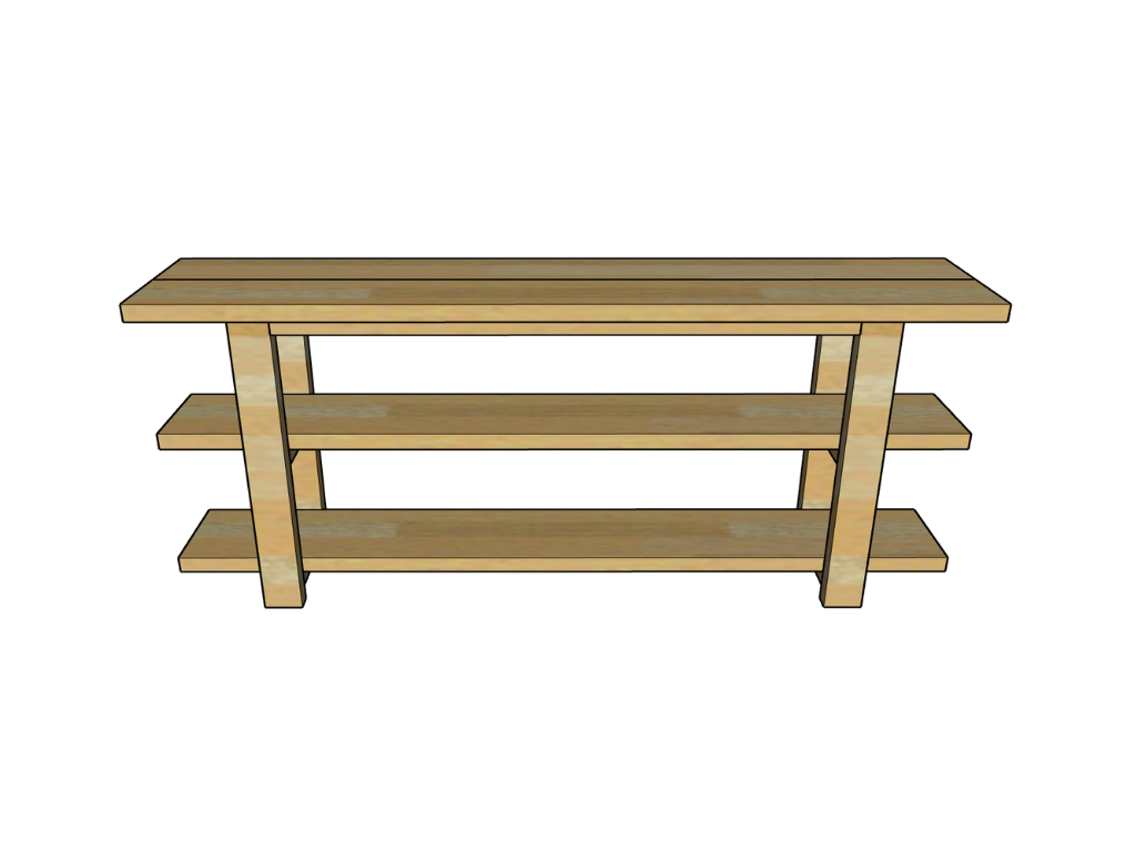 Simple Console Table - Digital Download