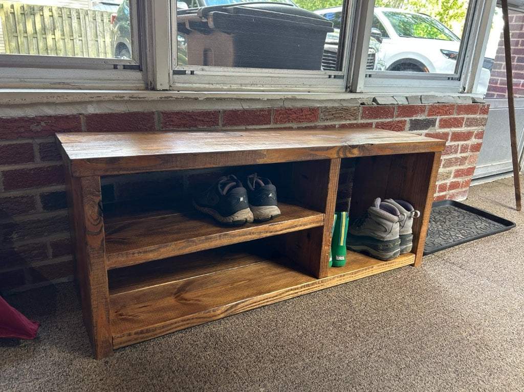 Rustic Shoe Bench - Digital Download